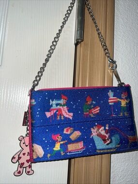 Harveys Seatbelt Santa's Workshop Coin Purse Christmas Elf Santa Elves